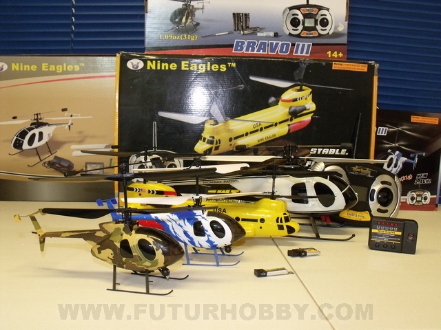 Helis rc nine eagles